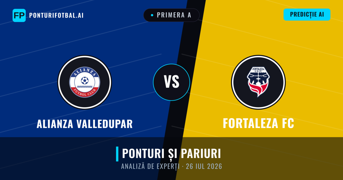 Alianza Valledupar vs Fortaleza FC — pronostic și avancronică meci