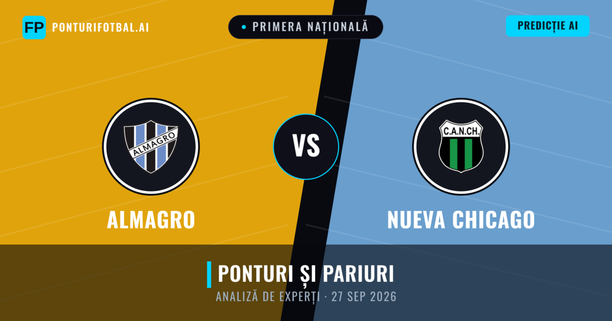 Almagro vs Nueva Chicago — pronostic și avancronică meci