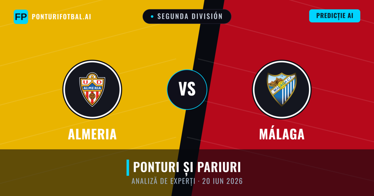 Almeria vs Málaga — pronostic și avancronică meci