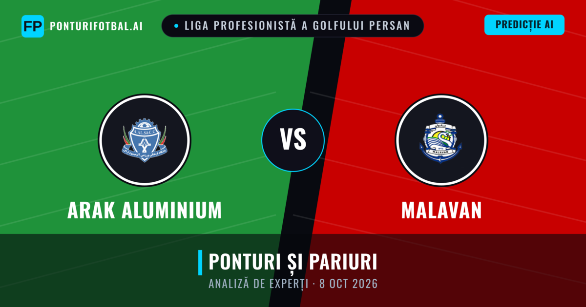 Arak Aluminium vs Malavan — pronostic și avancronică meci