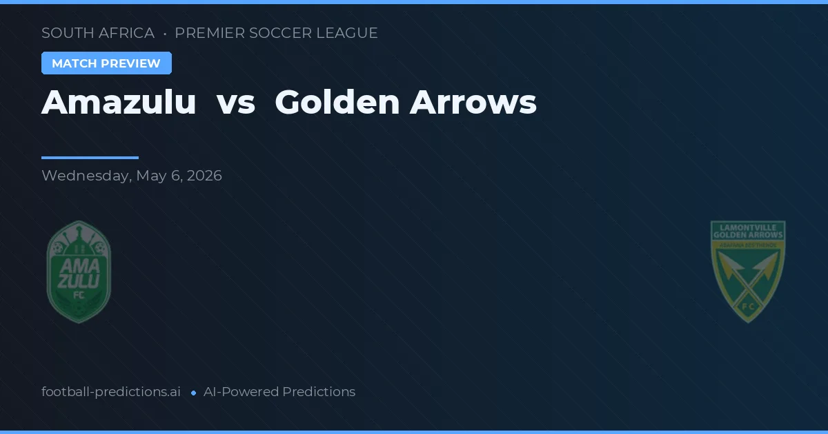 Amazulu vs Golden Arrows preview