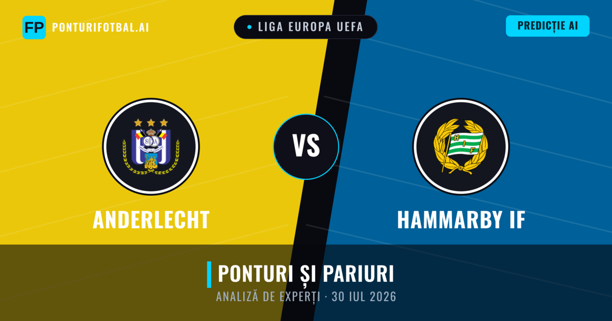 Anderlecht vs Hammarby IF — pronostic și avancronică meci
