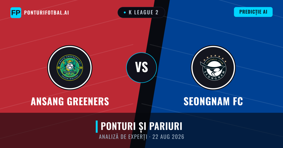 Ansang Greeners vs Seongnam FC — pronostic și avancronică meci