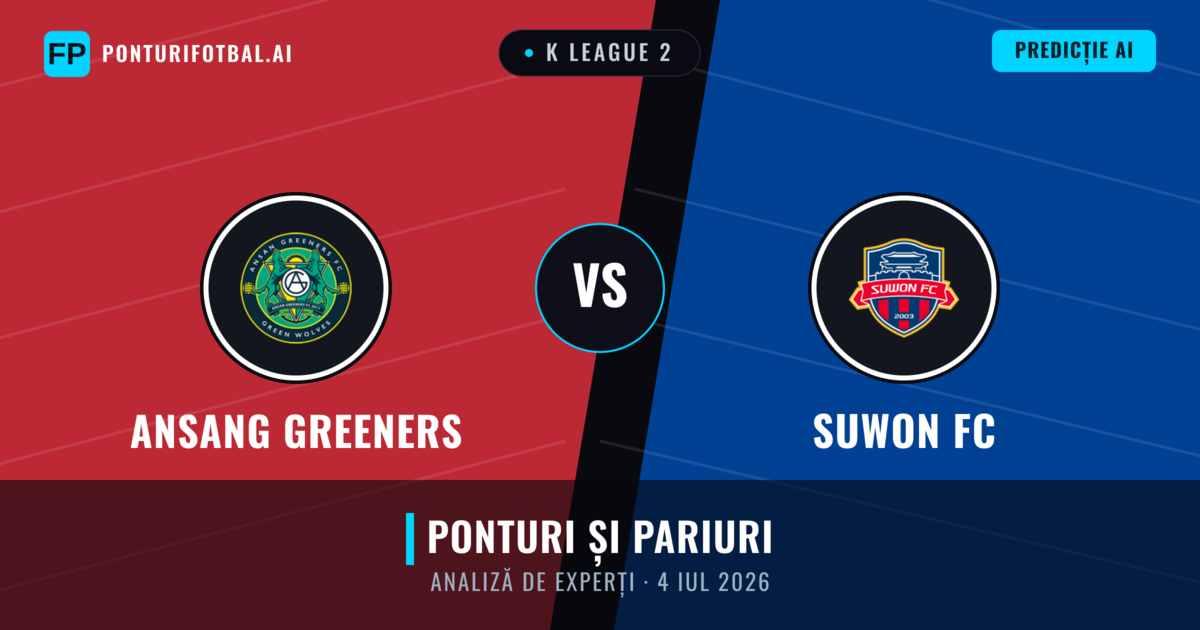 Ansang Greeners vs Suwon FC — pronostic și avancronică meci