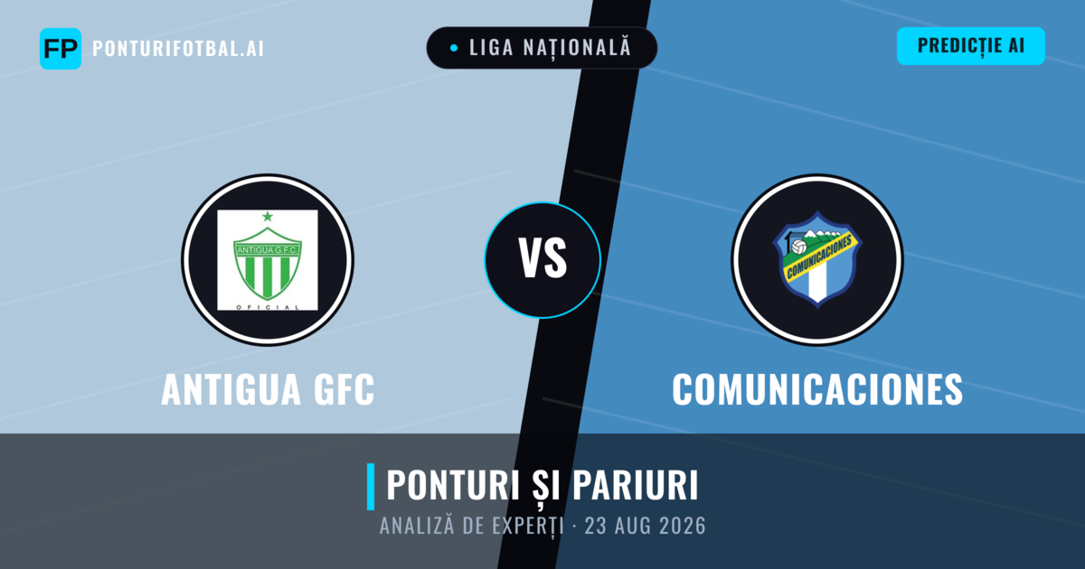 Antigua GFC vs Comunicaciones — pronostic și avancronică meci