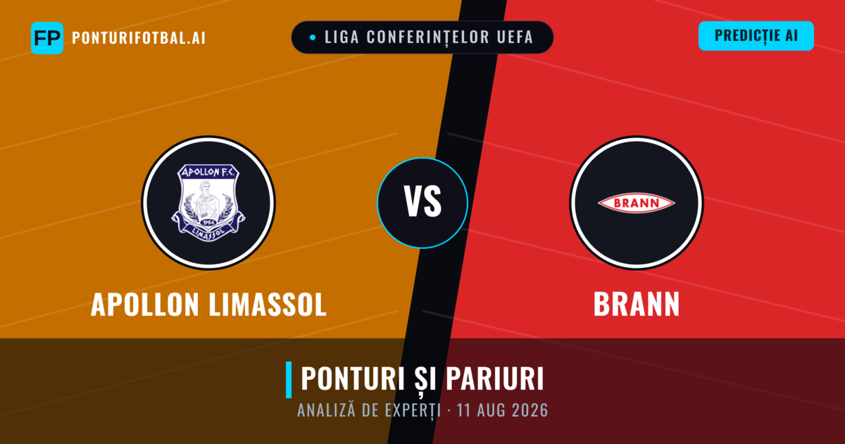 Apollon Limassol vs Brann — pronostic și avancronică meci