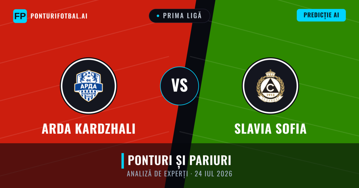Arda Kardzhali vs Slavia Sofia — pronostic și avancronică meci
