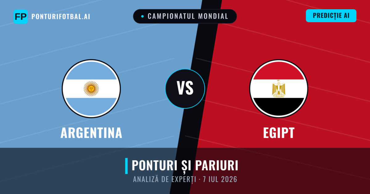 Argentina vs Egipt — pronostic și avancronică meci