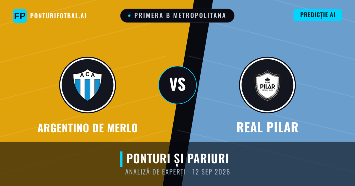 Argentino de Merlo vs Real Pilar — pronostic și avancronică meci