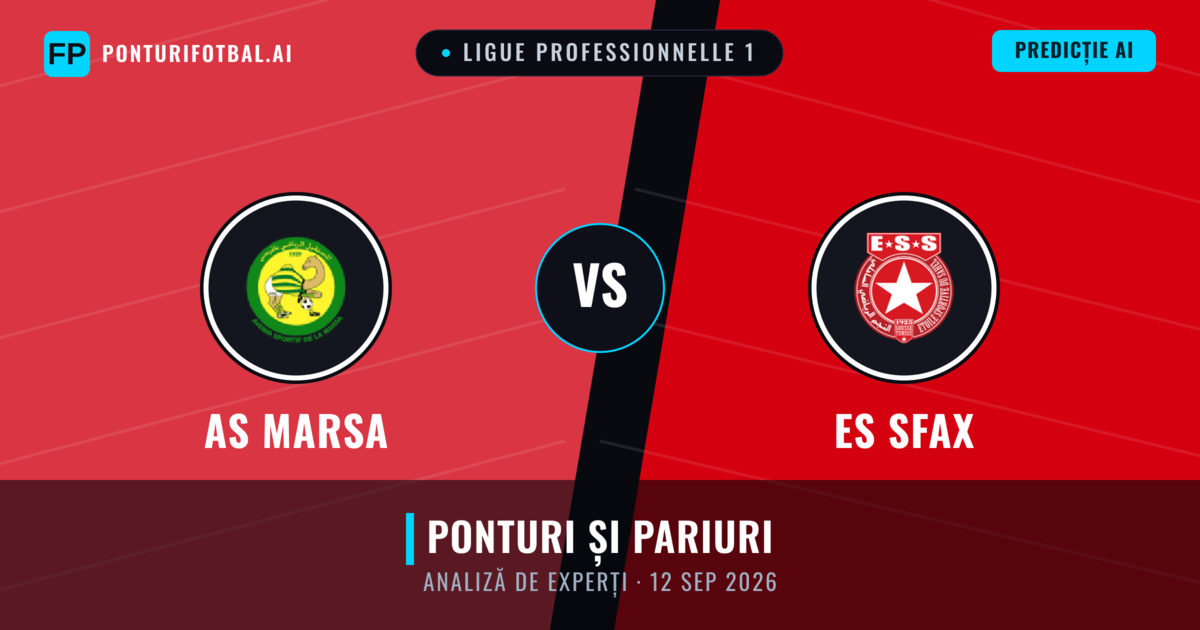AS Marsa vs ES Sfax — pronostic și avancronică meci