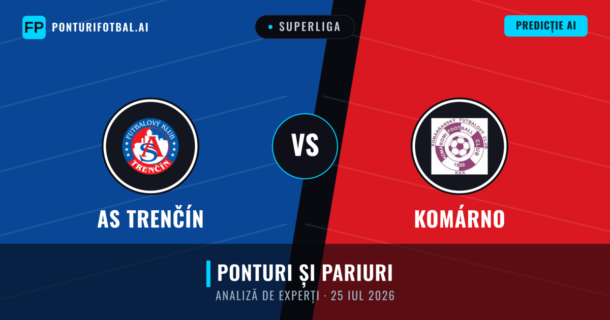 AS Trenčín vs Komárno — pronostic și avancronică meci