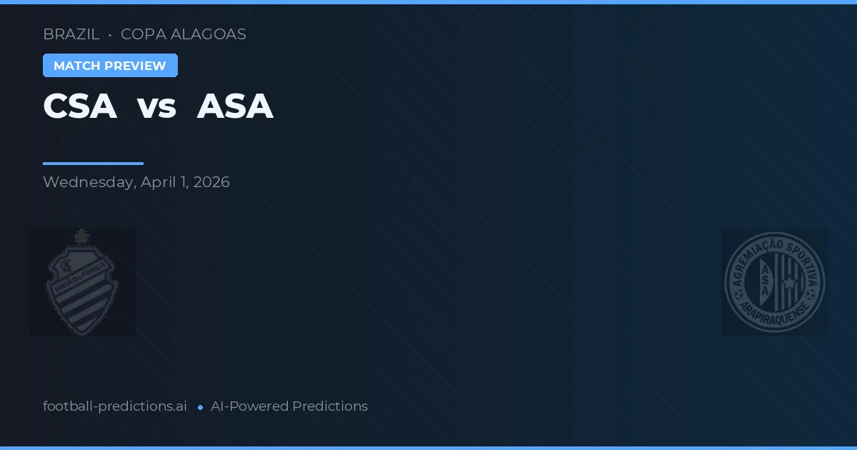 ASA vs CSA — pronostic și avancronică meci