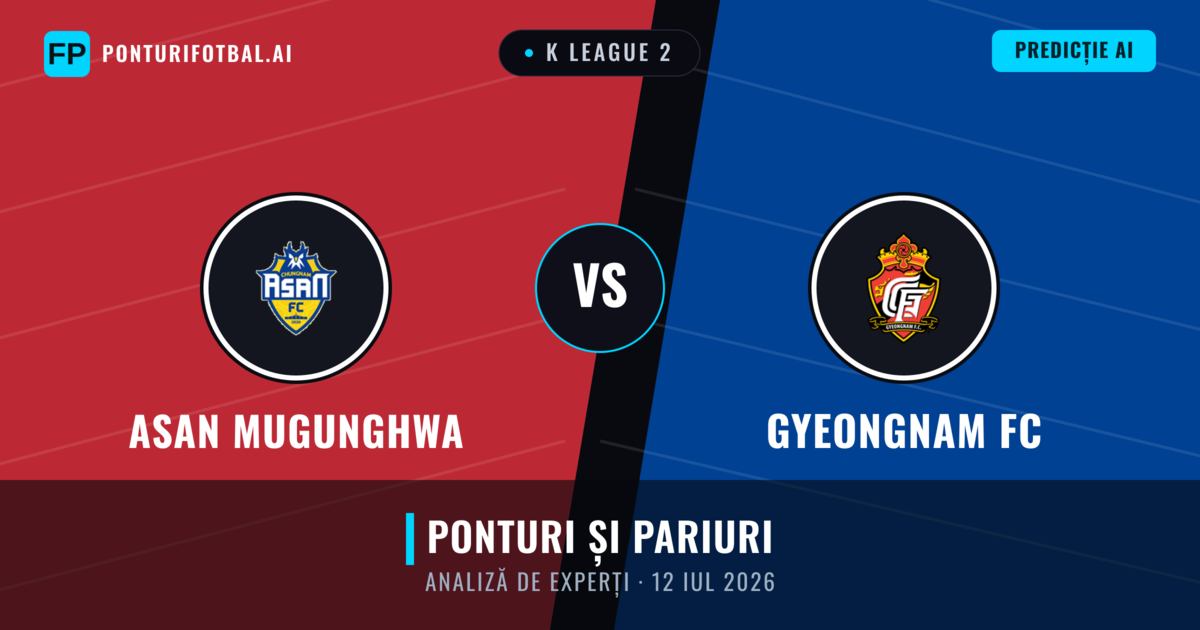 Asan Mugunghwa vs Gyeongnam FC — pronostic și avancronică meci