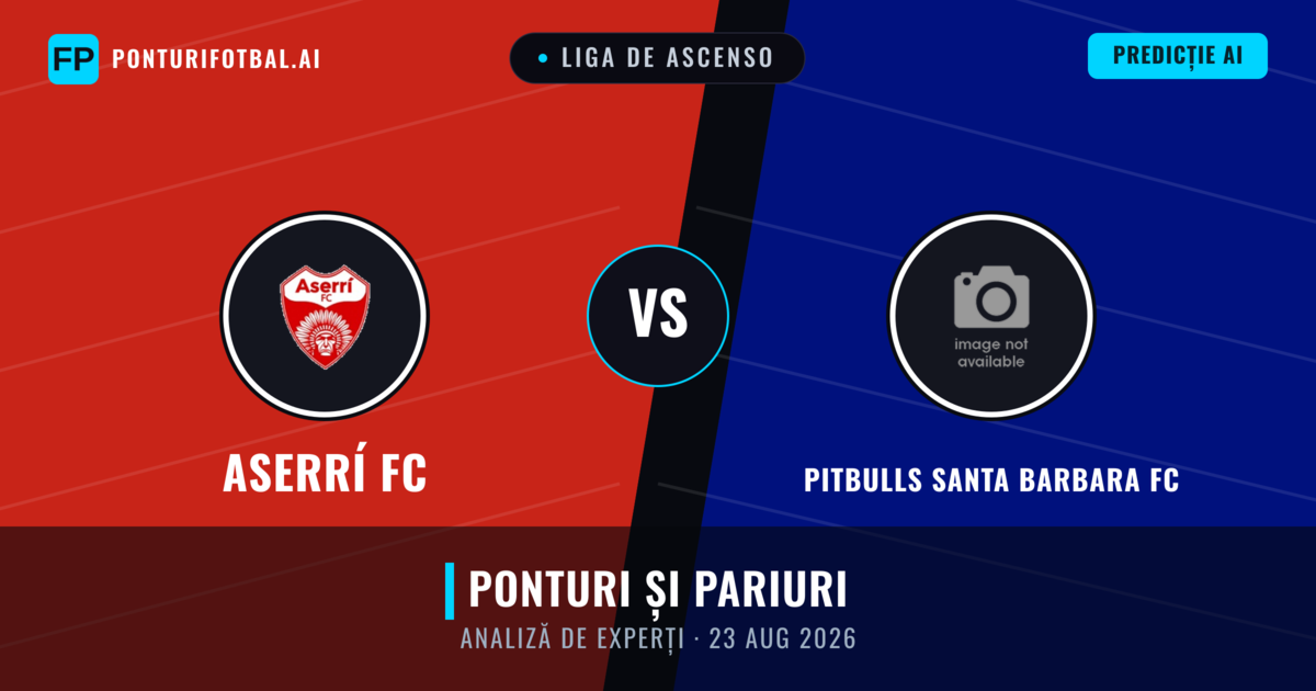 Aserrí FC vs Pitbulls Santa Barbara FC — pronostic și avancronică meci