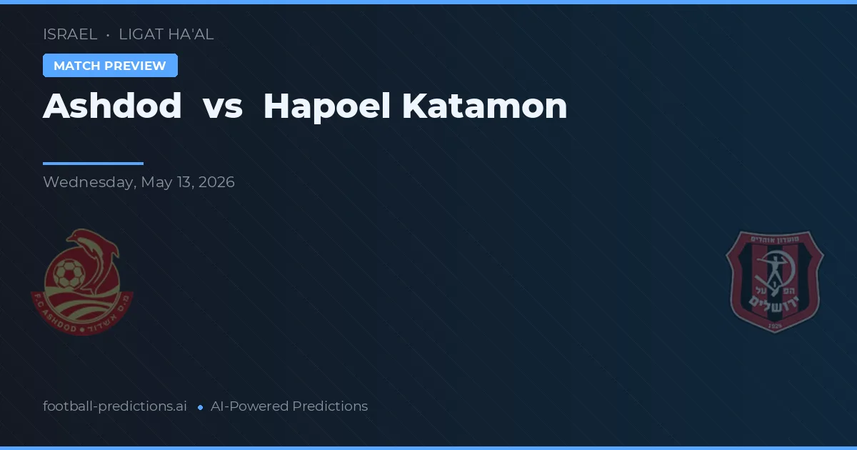 Așdod vs Hapoel Katamon — pronostic și avancronică meci