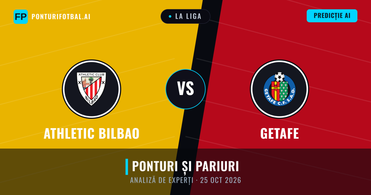 Athletic Bilbao vs Getafe — pronostic și avancronică meci