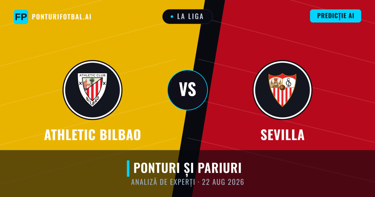 Athletic Bilbao vs Sevilla — pronostic și avancronică meci