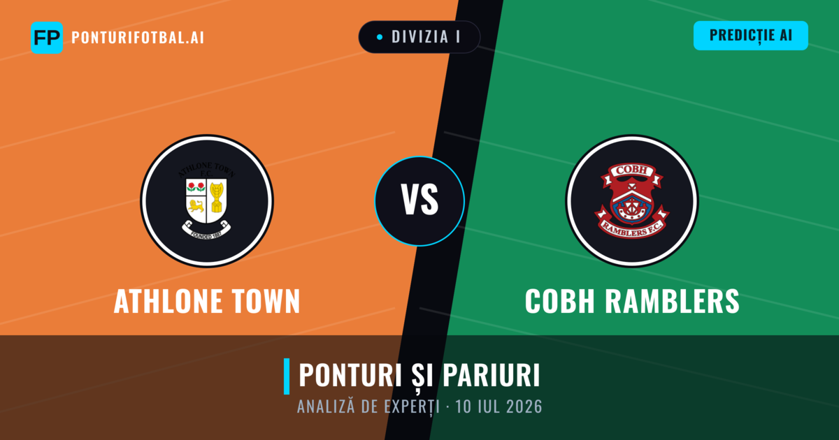 Athlone Town vs Cobh Ramblers — pronostic și avancronică meci