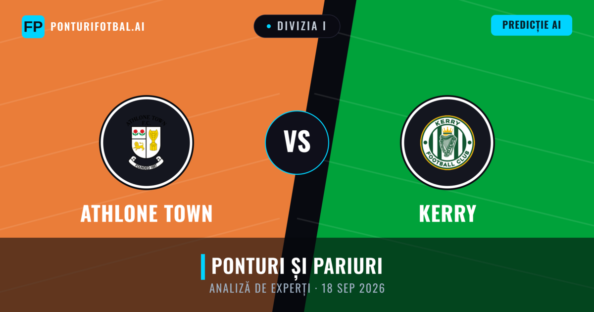 Athlone Town vs Kerry — pronostic și avancronică meci