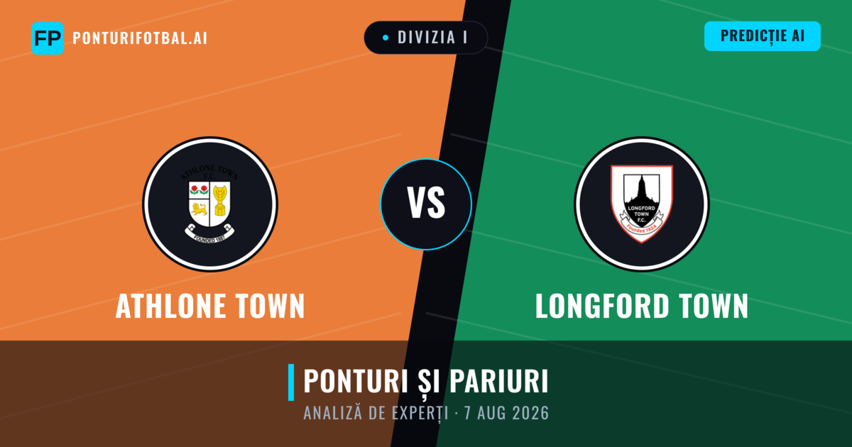 Athlone Town vs Longford Town — pronostic și avancronică meci