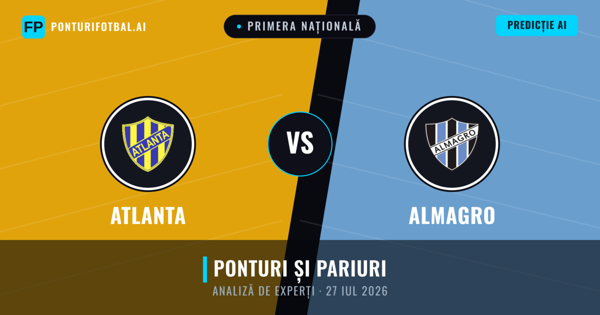 Atlanta vs Almagro — pronostic și avancronică meci