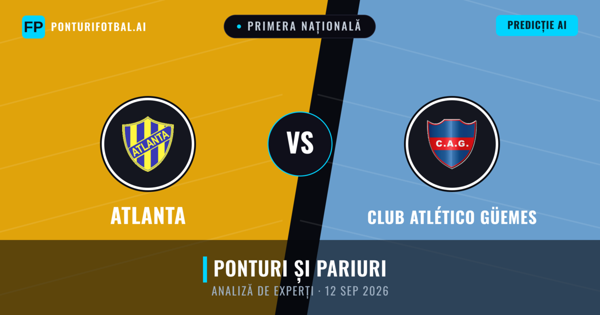 Atlanta vs Club Atlético Güemes — pronostic și avancronică meci