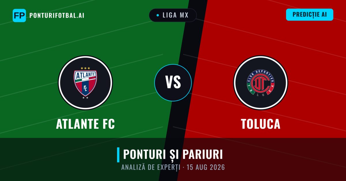 Atlante FC vs Toluca — pronostic și avancronică meci