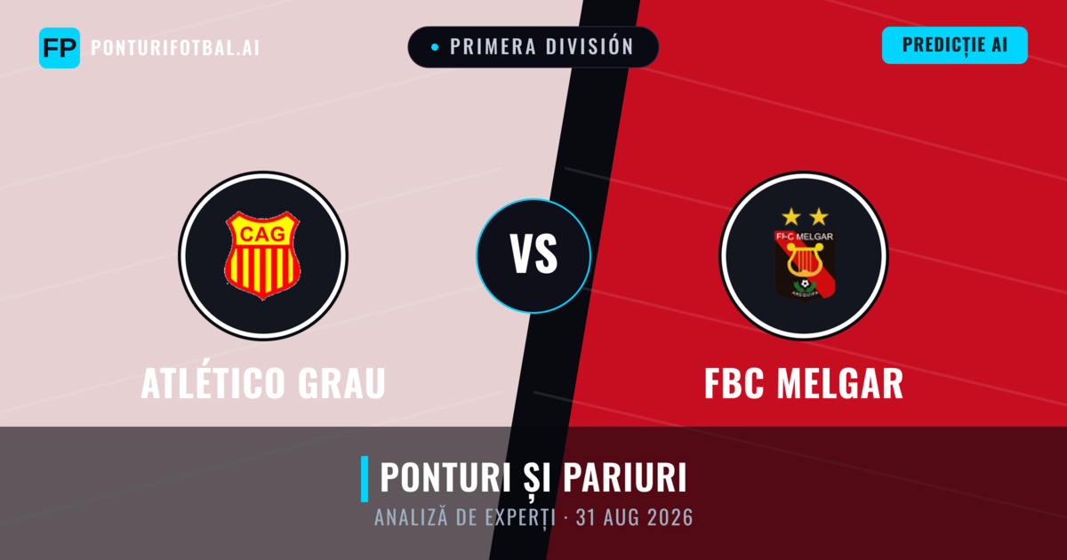 Atlético Grau vs FBC Melgar — pronostic și avancronică meci