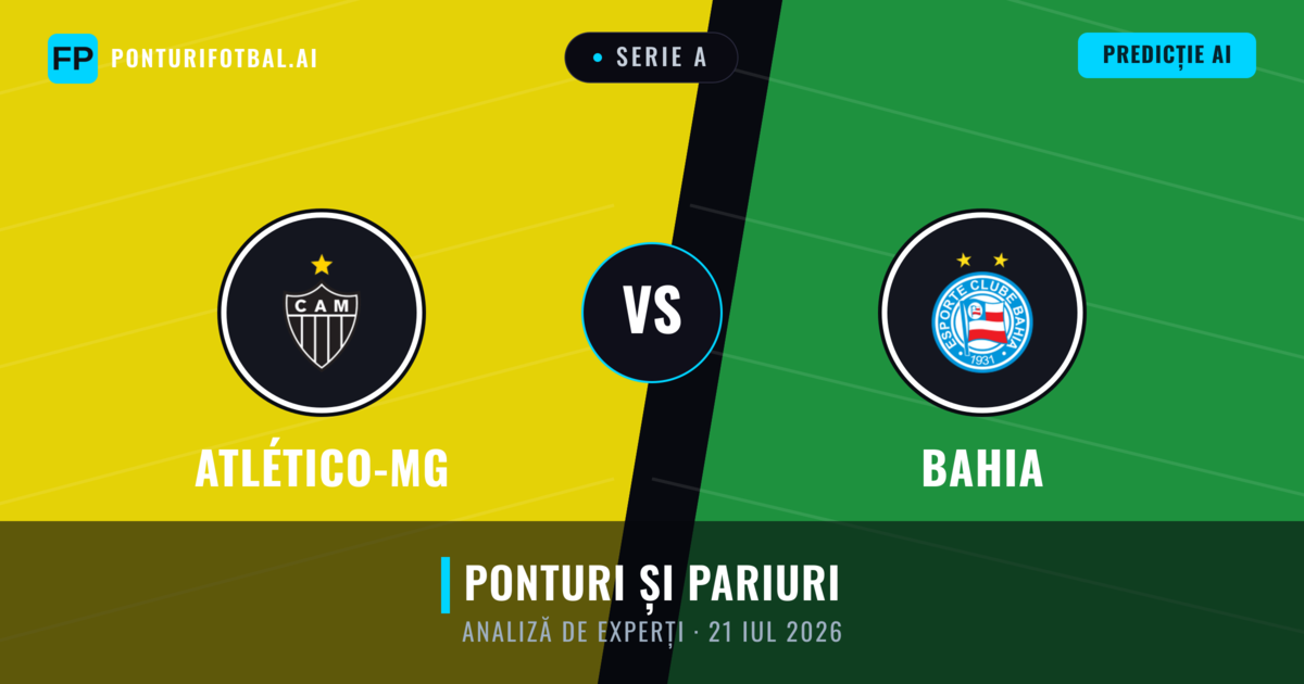 Atlético-MG vs Bahia — pronostic și avancronică meci