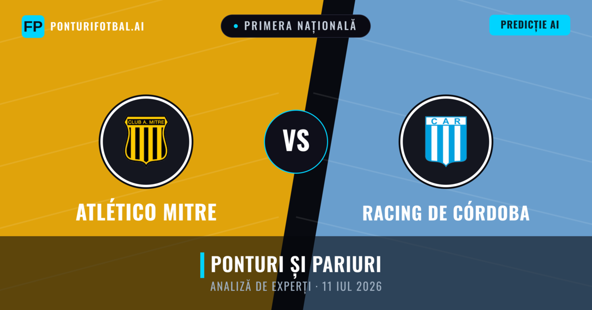 Atlético Mitre vs Racing de Córdoba — pronostic și avancronică meci