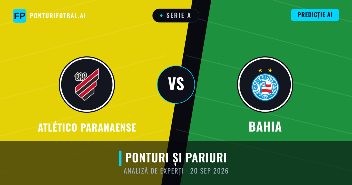 Atlético Paranaense vs Bahia — pronostic și avancronică meci