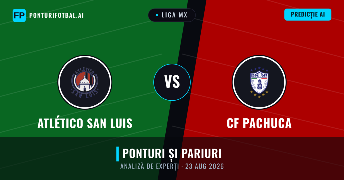 Atlético San Luis vs CF Pachuca — pronostic și avancronică meci
