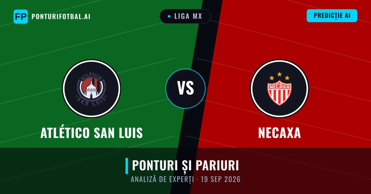 Atlético San Luis vs Necaxa — pronostic și avancronică meci