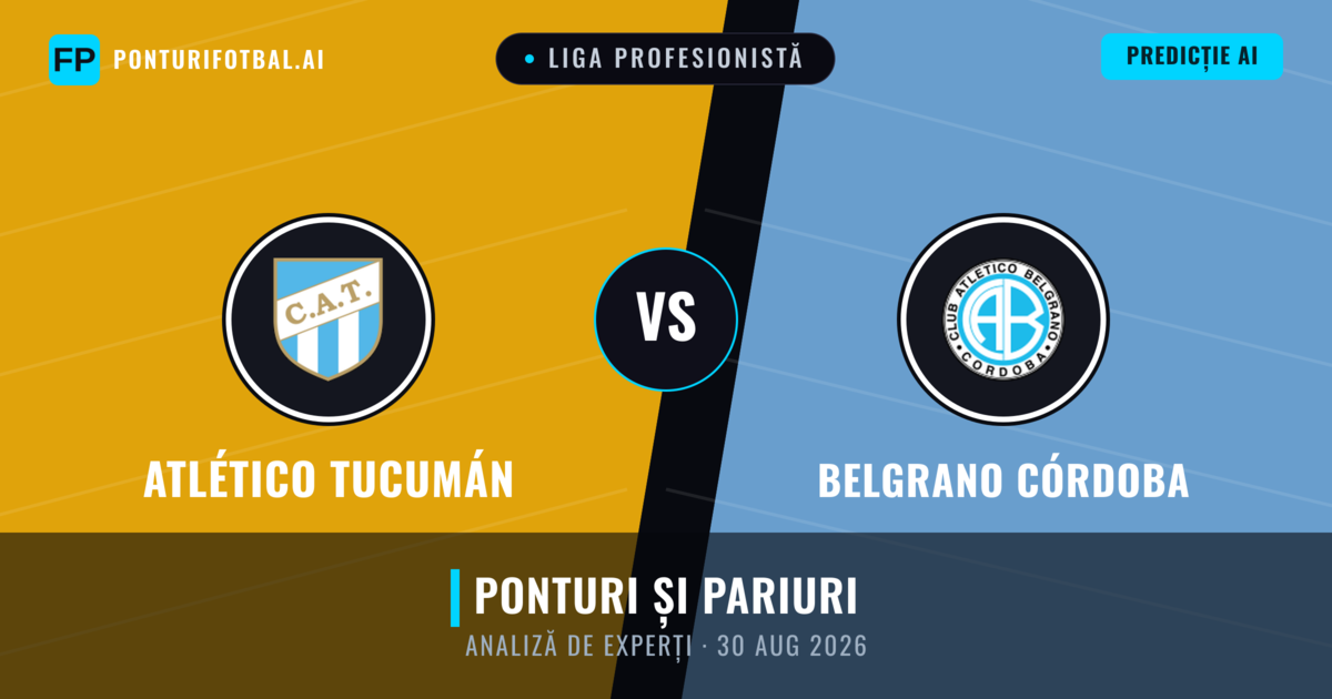 Atlético Tucumán vs Belgrano Córdoba — pronostic și avancronică meci