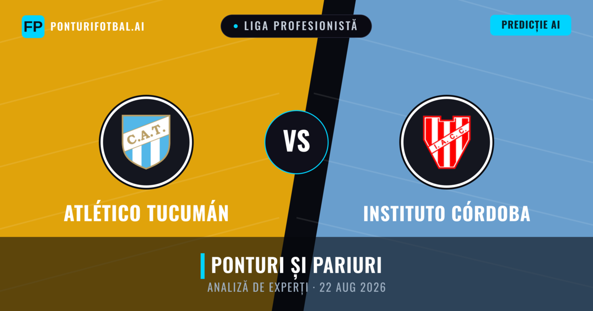 Atlético Tucumán vs Instituto Córdoba — pronostic și avancronică meci