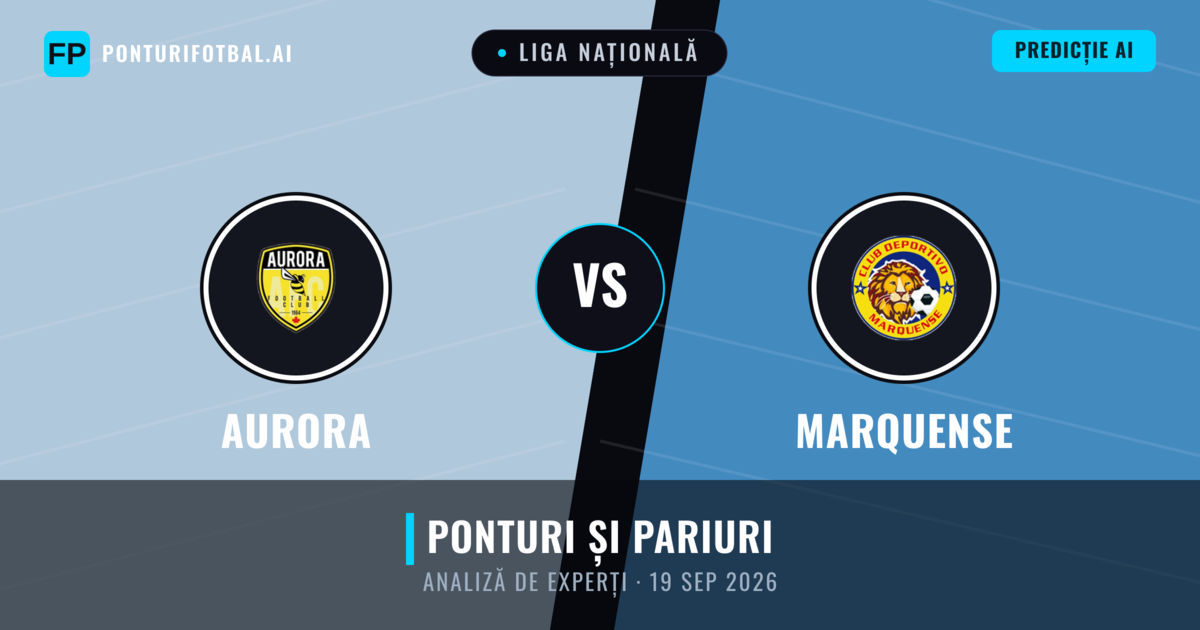 Aurora vs Marquense — pronostic și avancronică meci