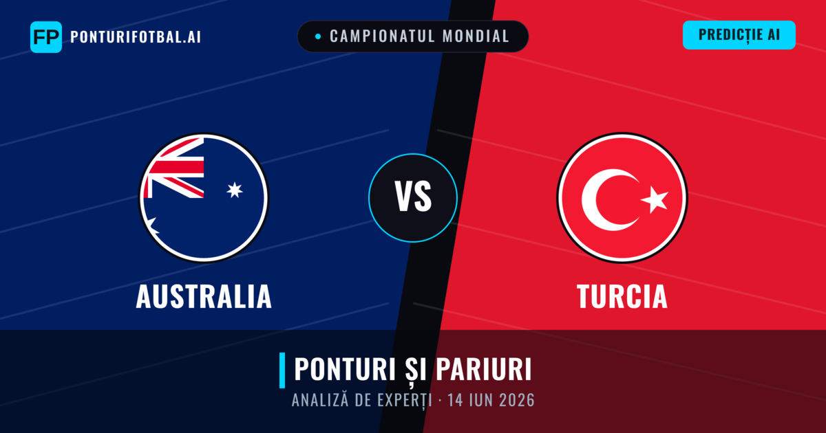 Australia vs Turcia — pronostic și avancronică meci