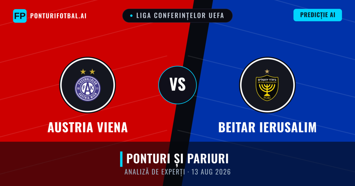 Austria Viena vs Beitar Ierusalim — pronostic și avancronică meci