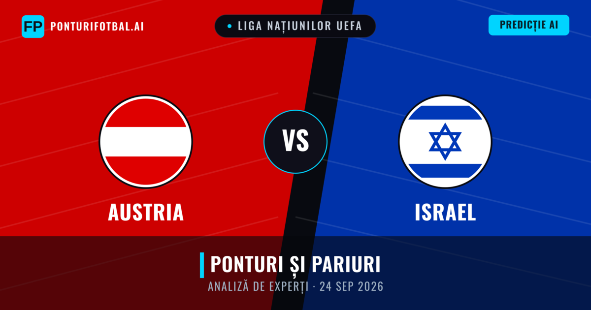 Austria vs Israel — pronostic și avancronică meci
