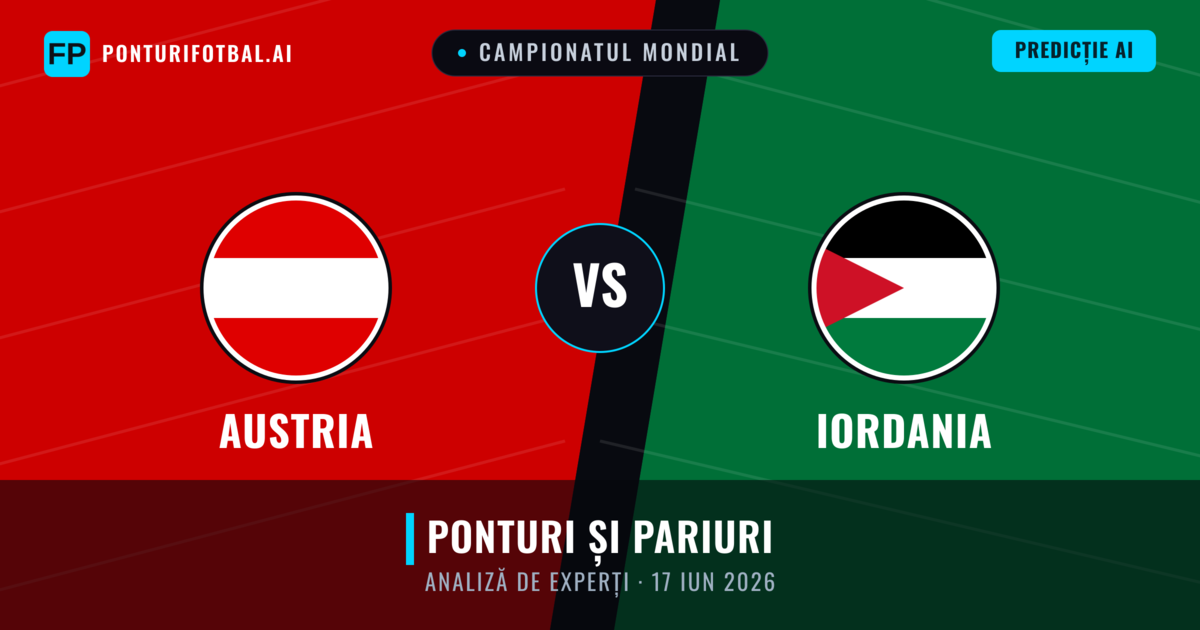 Austria vs Iordania — pronostic și avancronică meci