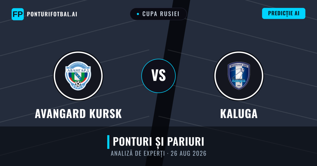 Avangard Kursk vs Kaluga — pronostic și avancronică meci
