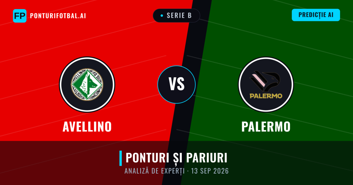 Avellino vs Palermo — pronostic și avancronică meci