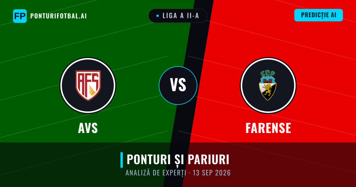 AVS vs Farense — pronostic și avancronică meci