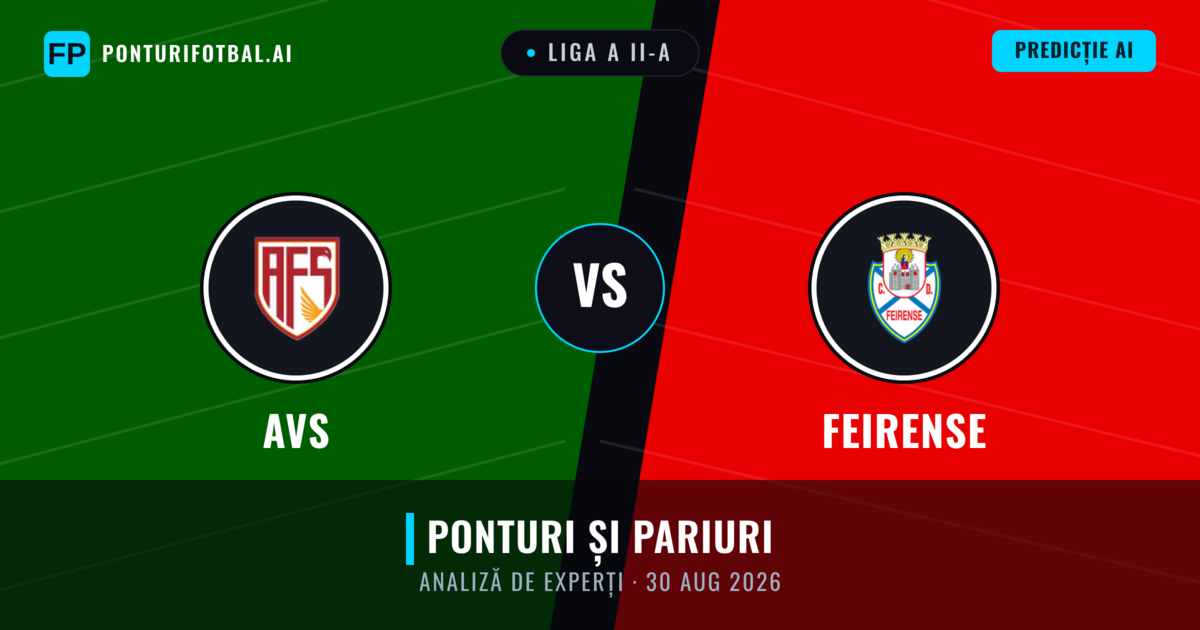 AVS vs Feirense — pronostic și avancronică meci