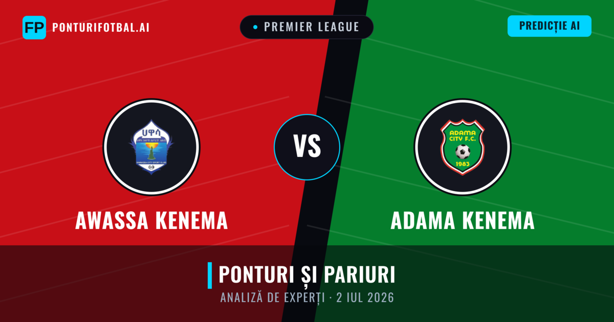 Awassa Kenema vs Adama Kenema — pronostic și avancronică meci