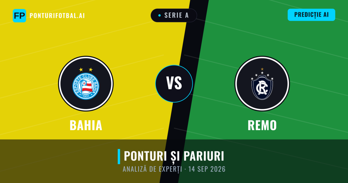 Bahia vs Remo — pronostic și avancronică meci