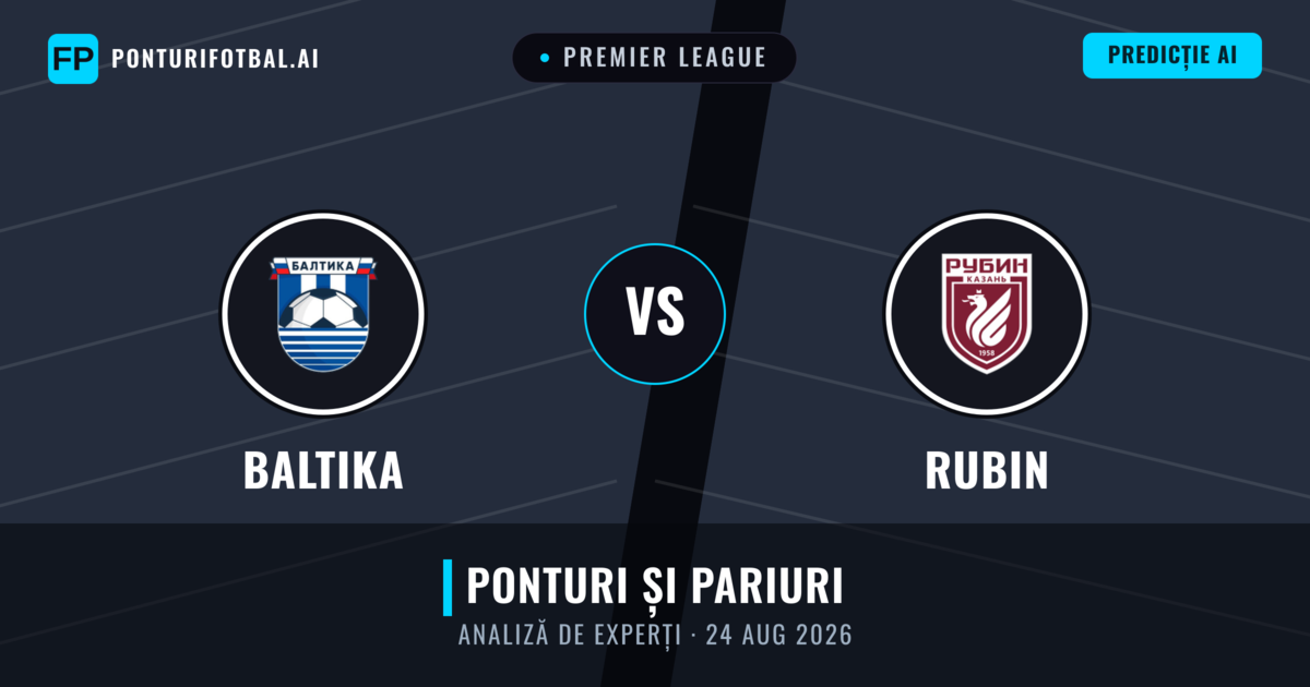 Baltika vs Rubin — pronostic și avancronică meci