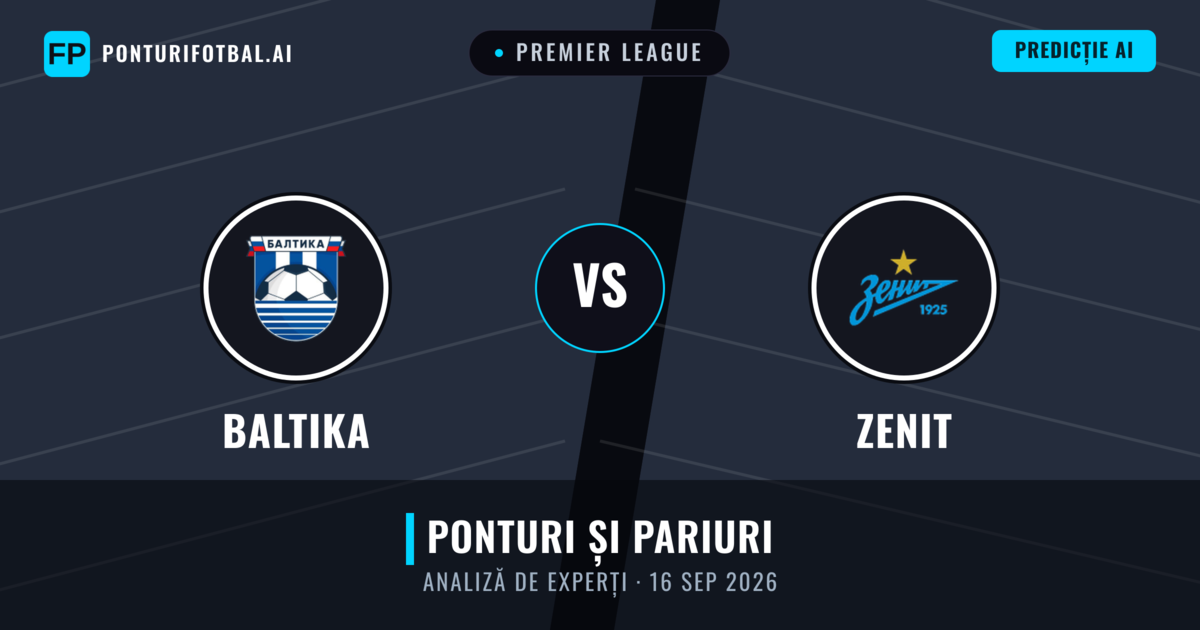 Baltika vs Zenit — pronostic și avancronică meci