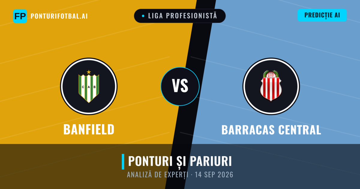 Banfield vs Barracas Central — pronostic și avancronică meci