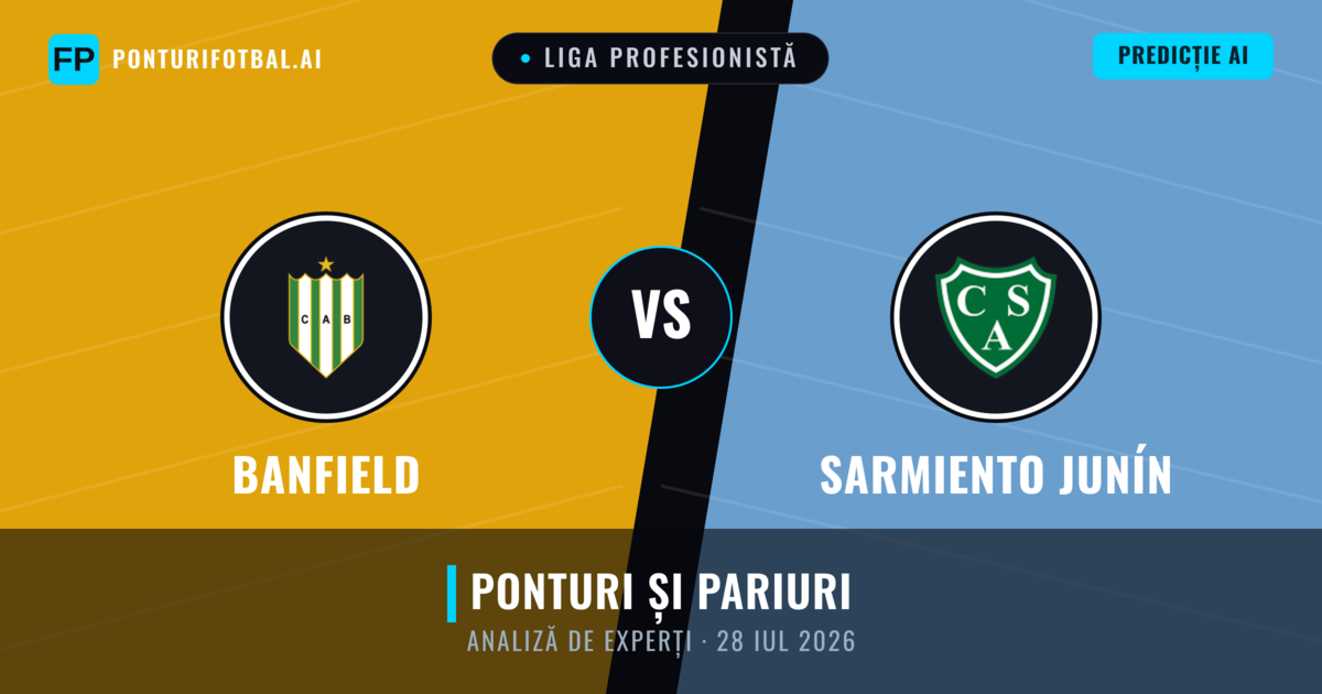 Banfield vs Sarmiento Junín — pronostic și avancronică meci
